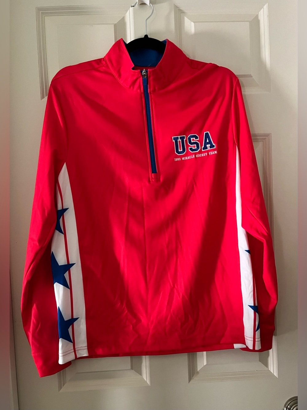 Waggle quarter-zip athletic 1980 USA
"Miracle on Ice" Olympic Golf retro M
